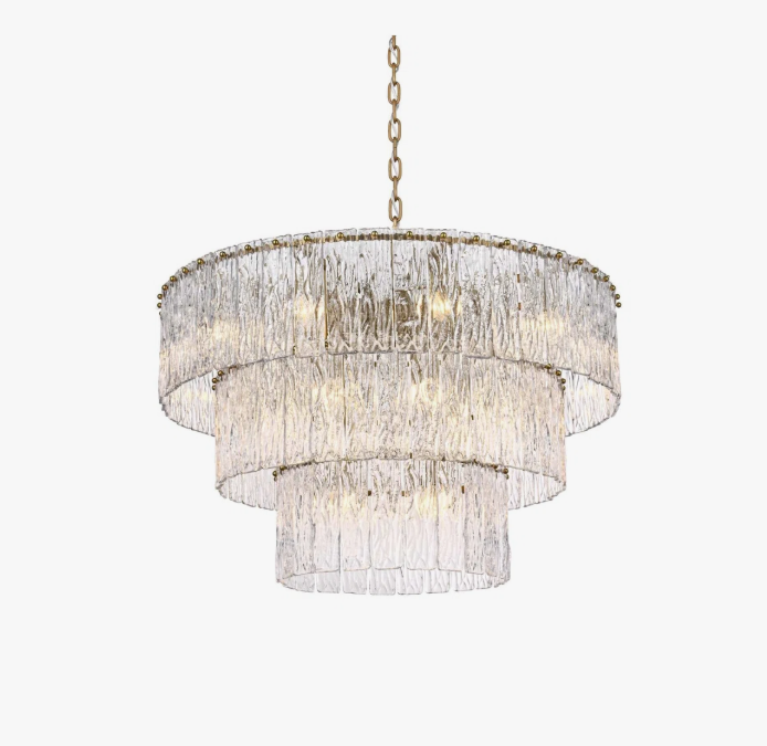 Rosdorf Park Intisar 32 Inch Glass Chandelier