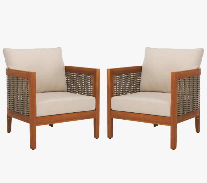 Winston Porter Daun Patio Chair Set Of 2
