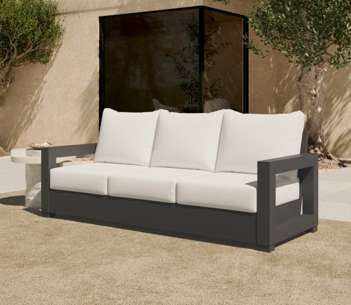 Hokku Designs Outdoor 3 Person Patio Conversation Sofa Ocrs2607