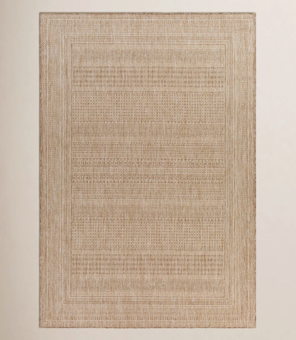 Allmodern Camar Oriental Indooroutdoor Area Rug In Khaki