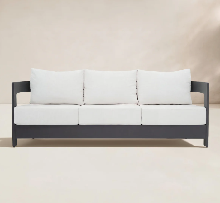 Joss Main Frances 3 Person Aluminum Patio Sofa