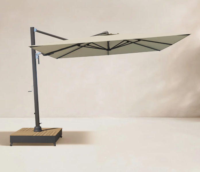 Allmodern Menades 15748 W Acrylic And Aluminum Cantilever Tilt Umbrella