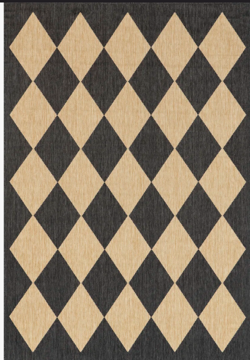 Ebern Designs Sabina Diamond Trellis Indooroutdoor Area Rug