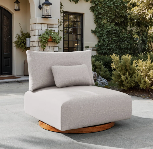 Ebern Designs Yanali Modern Aluminum Swivel Chair