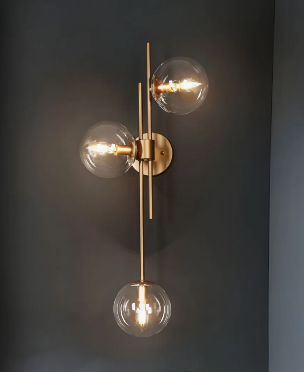 Beachcrest Home Beesley 3 Light Dimmable Armed Sconce