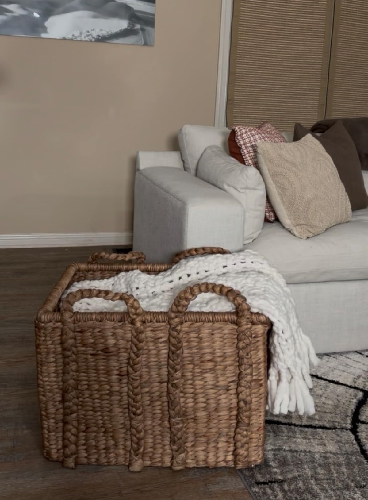 Blanket Basket Amazon Direct Link - Set of 3