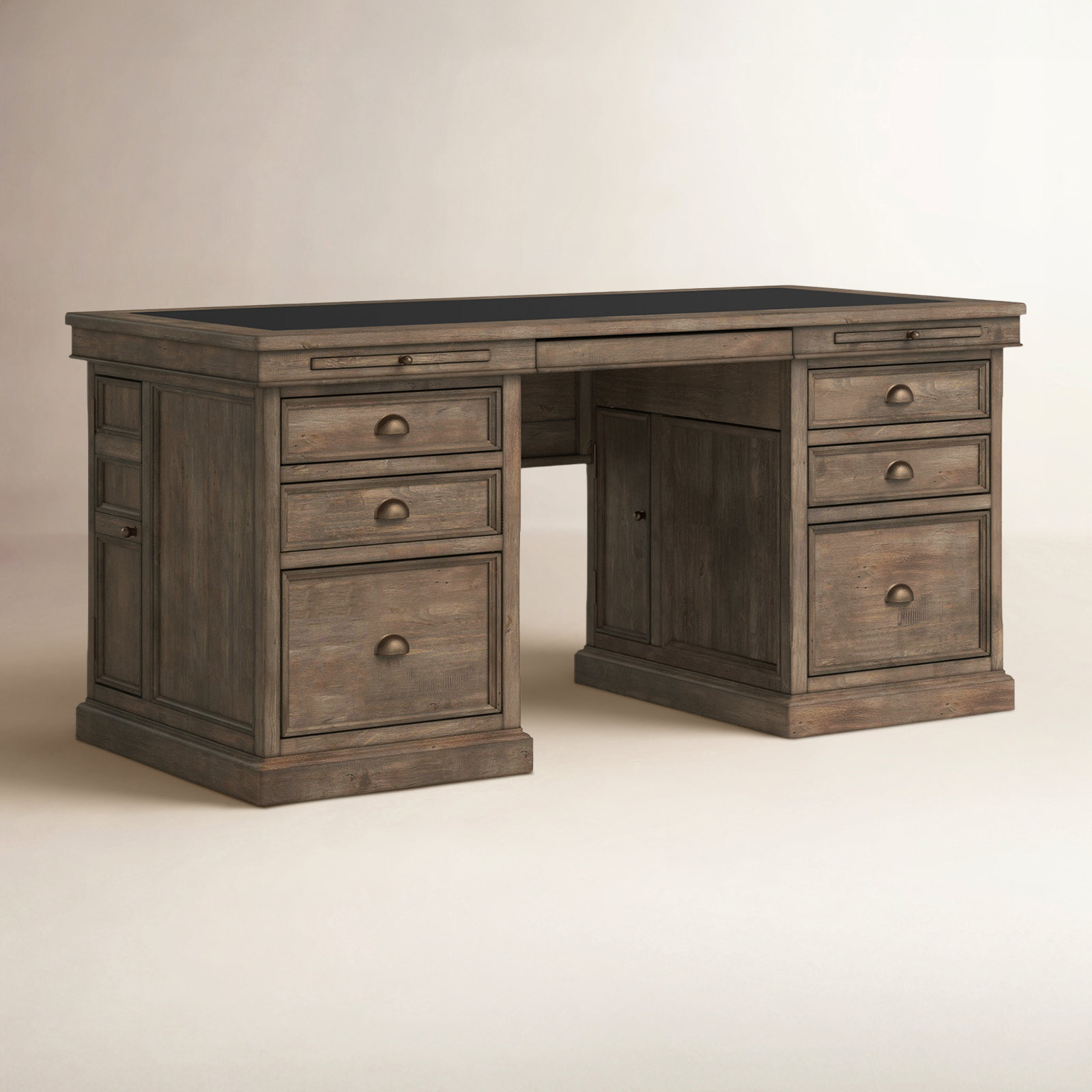 Birch Lane™ Pritchett Solid Wood Executive Desk & Reviews | Birch Lane