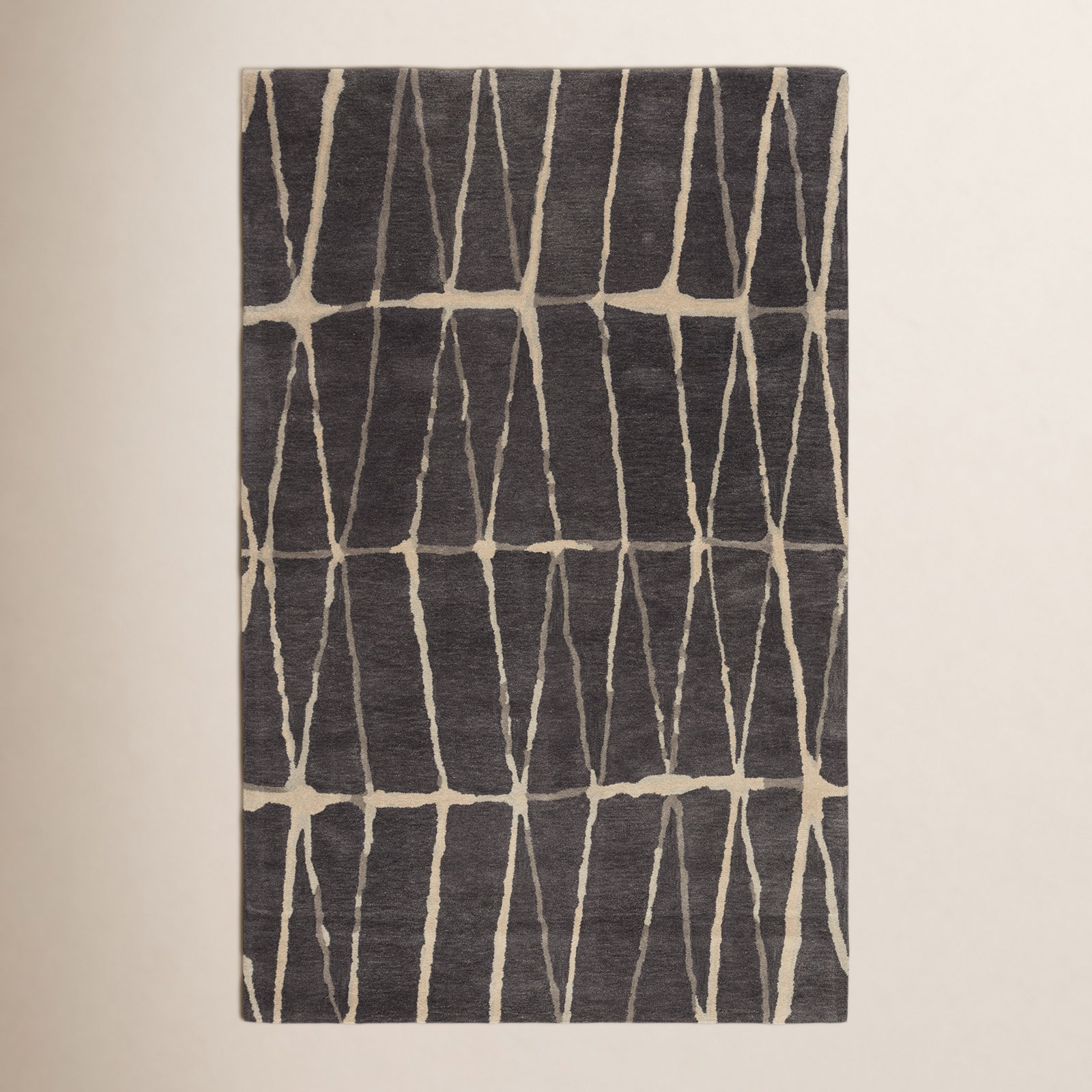 AllModern Pete Hand-Tufted Geometric Wool Rug & Reviews | AllModern