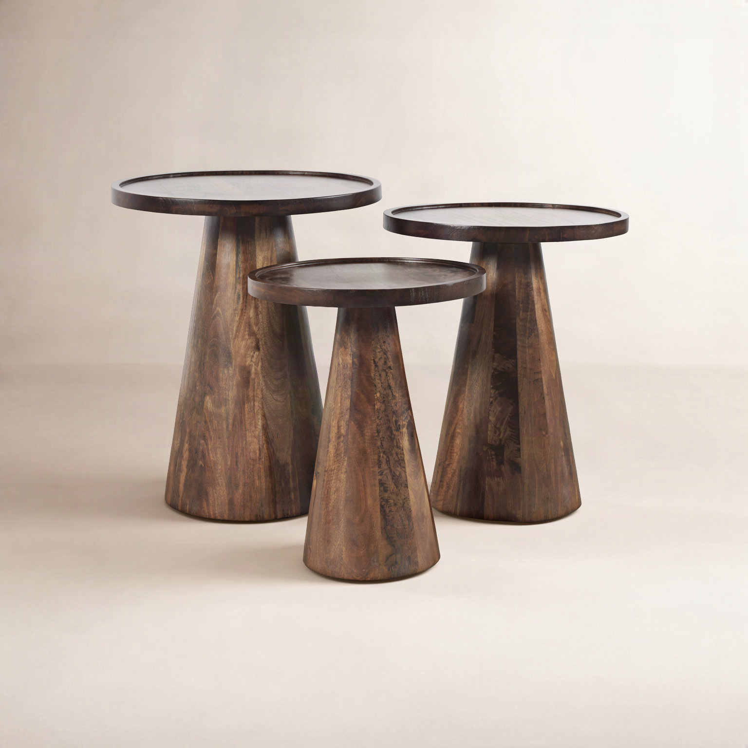 Joss & Main Jean 18" Acacia Nesting End Tables & Reviews | Joss & Main