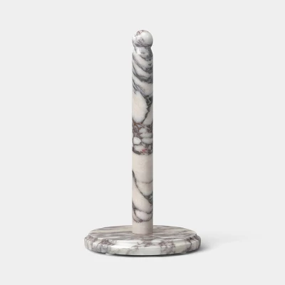 Bianco Voila Marble Paper Towel Holder - Threshold™