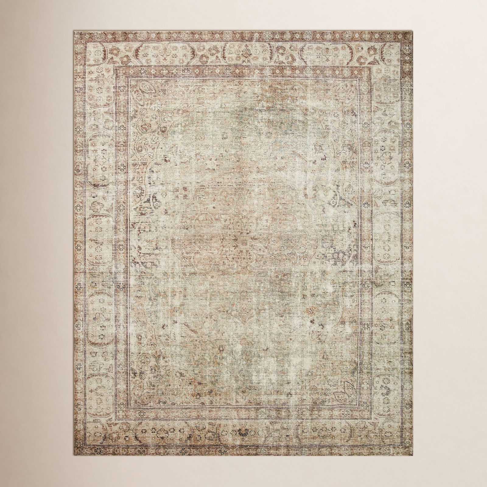 Loloi II Loloi Margot Antique/Sage Area Rug feat. CloudPile & Reviews | Wayfair