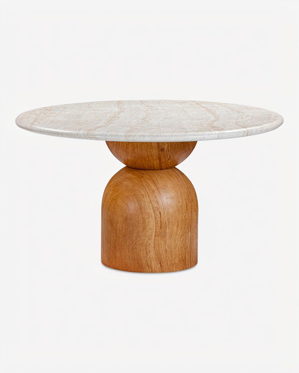 Amazon.com: Tov Furniture Cynthia Travertine Concrete Indoor/Outdoor 54" Round Dining Table : Patio, Lawn & Garden