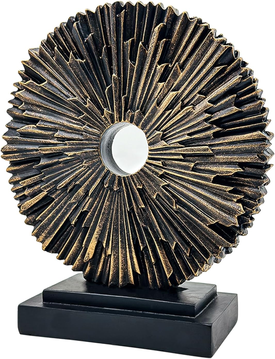 Amazon.com: Round Abstract Statue for Home Decor,Office Desk Table Decor for Men,Copper | Modern Home Resin Sculptures Decorative Objects,Table Top Decor for Livingroom Coffee Table,Item Shelf Sculpture : Home & Kitchen