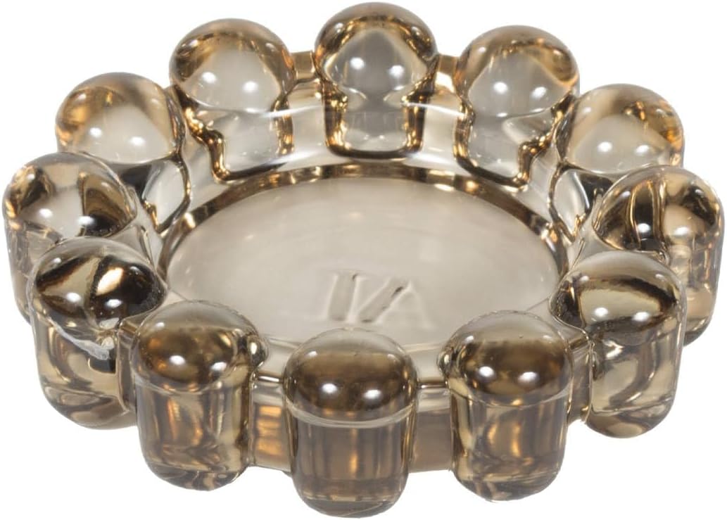 Amazon.com: Alice Lane Home Collection Original Smoky Glass Small Bubble Candle Dish | Votive and Candle Plate, Diffuser Base, Wax Catcher, Decorative Tray, Jewelry Catchall, Decorative Tabletop Accent : Home & Kitchen