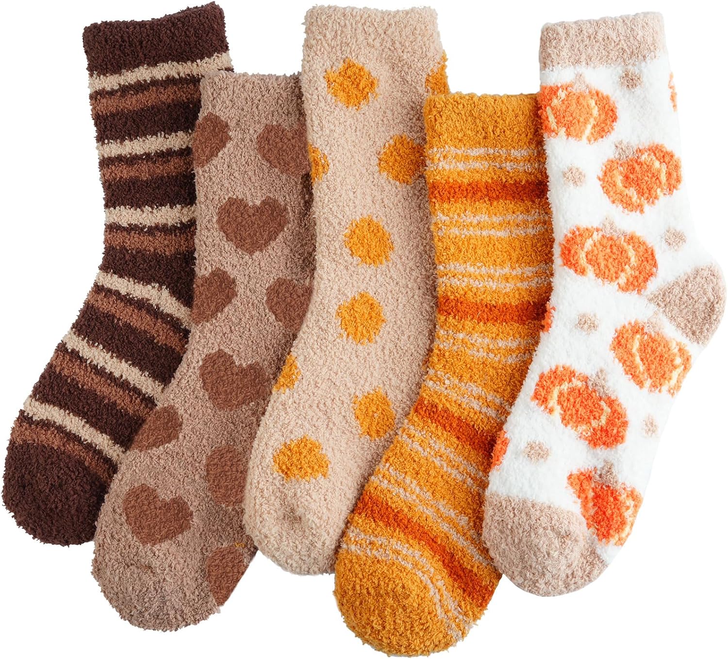 Horuru Fuzzy Socks Gifts for Women Fluffy Cozy Slipper Socks Fall Womens Birthday Gifts for Christmas at Amazon Women’s Clothing store