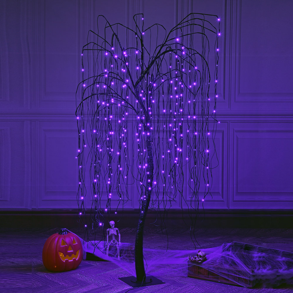 The Holiday Aisle® 7' Halloween Lighted Tree & Reviews | Wayfair