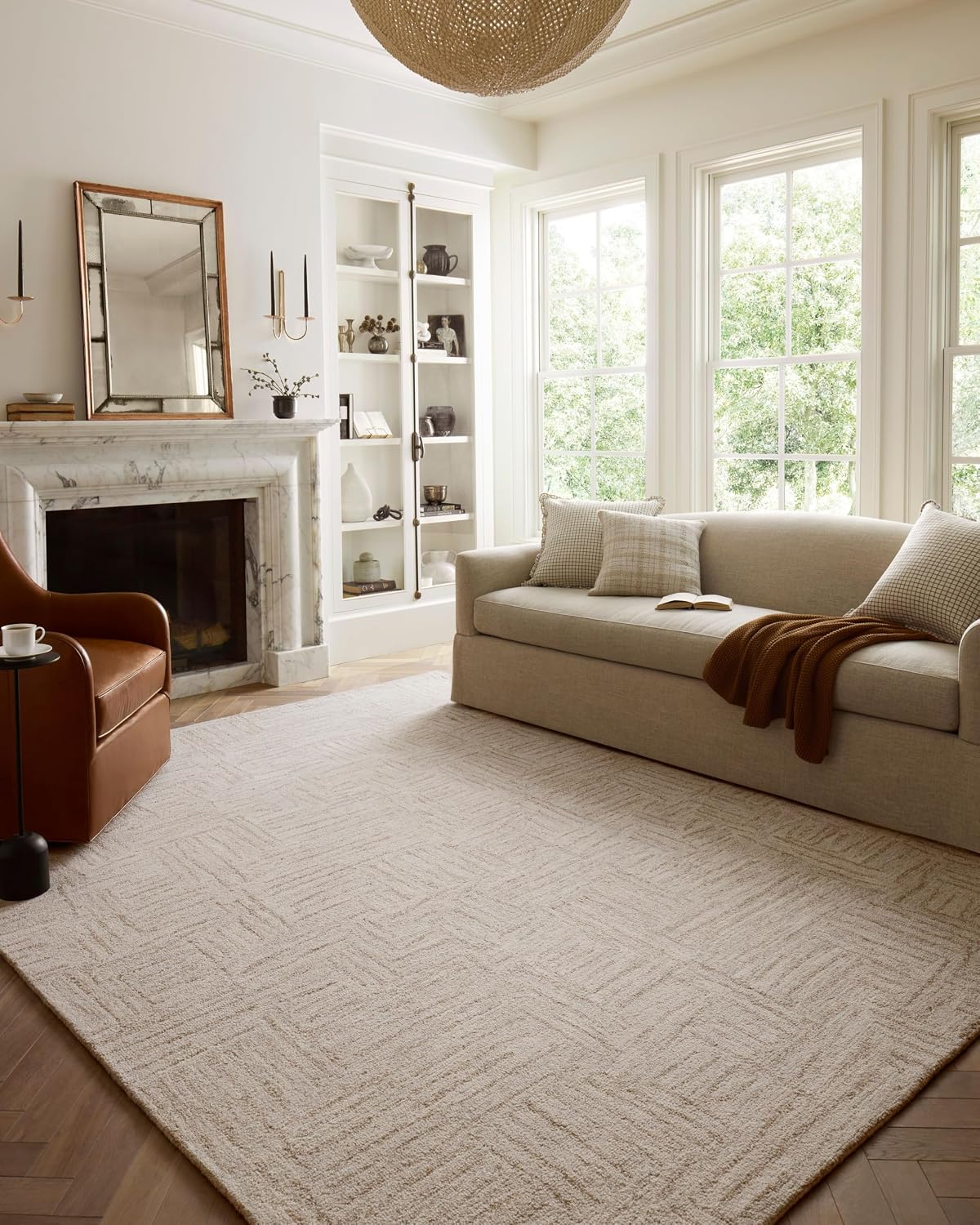 Amazon.com: Loloi Chris Loves Julia Polly Smoke/Sand 7'-9" x 9'-9" Area Rug | POL-08 Approx. 8x10 Grey Living room Dining room Bedroom, Modern, Timeless, Classic, Hand-Tufted, Neutral, Area Rug : Home & Kitchen