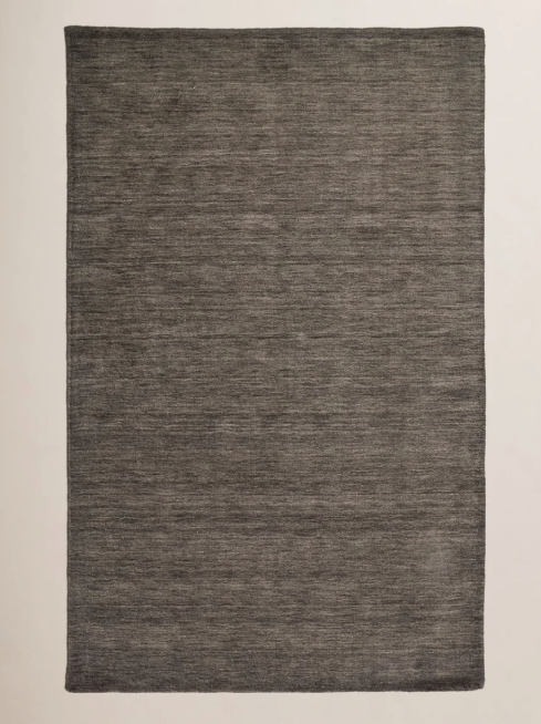 Birch Lane™ Lineville Handwoven Wool Dark Gray Area Rug & Reviews | Wayfair
