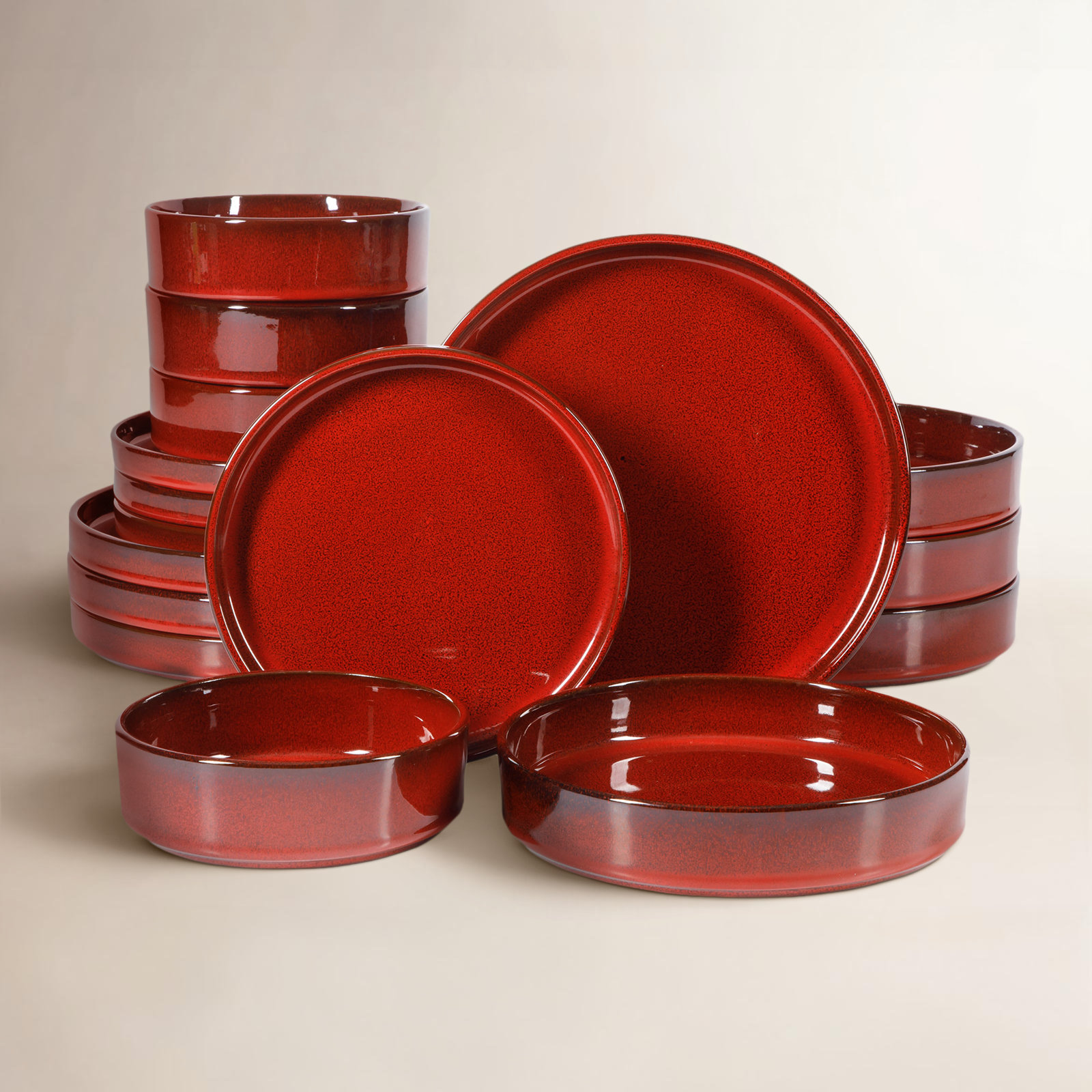 bloomhouse Santorini Terracotta Dinnerware Set - Service for 4 & Reviews | Wayfair