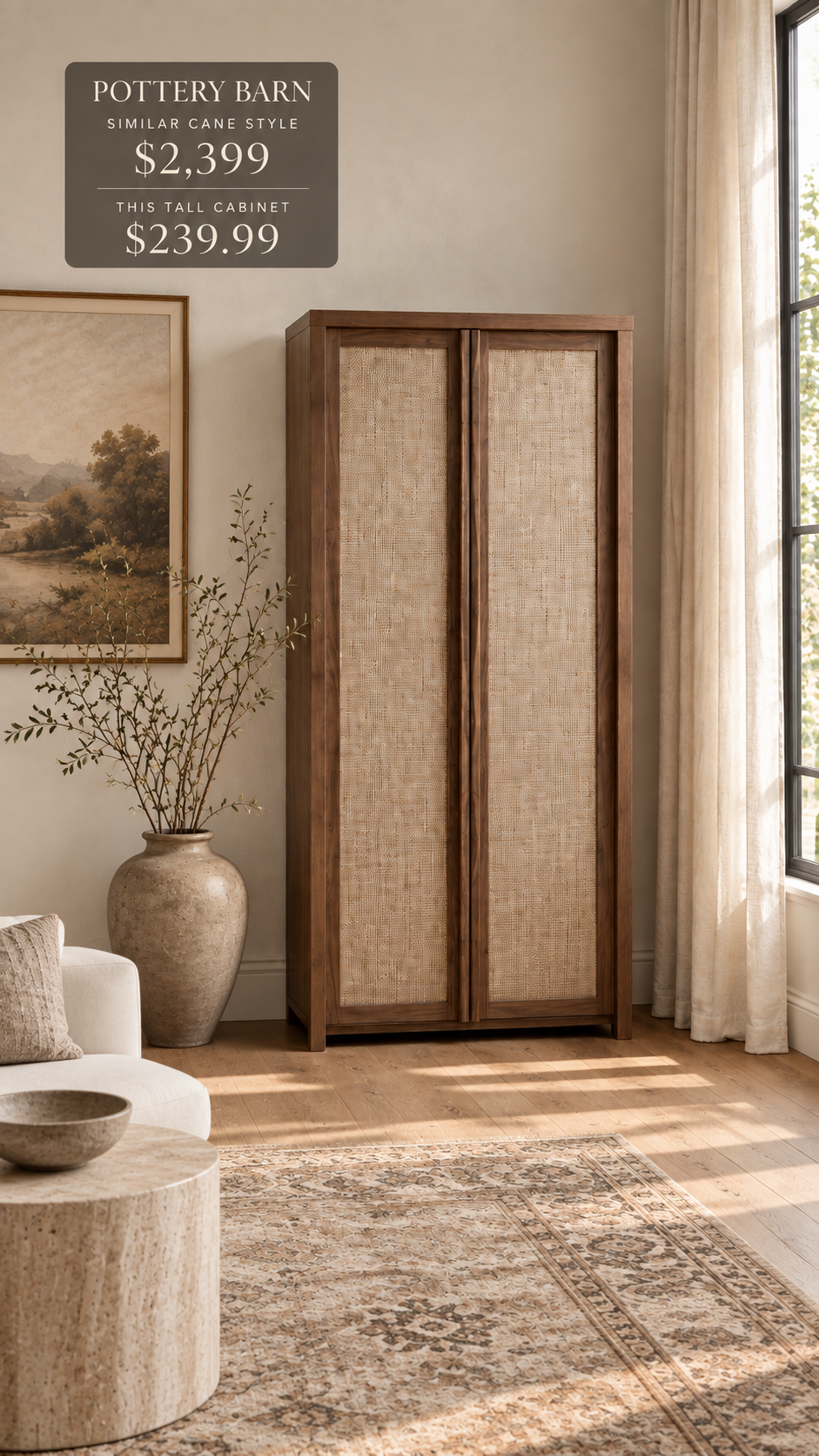 Bay Isle Home Retro Minimalism 669 Tall Storage Cabinet