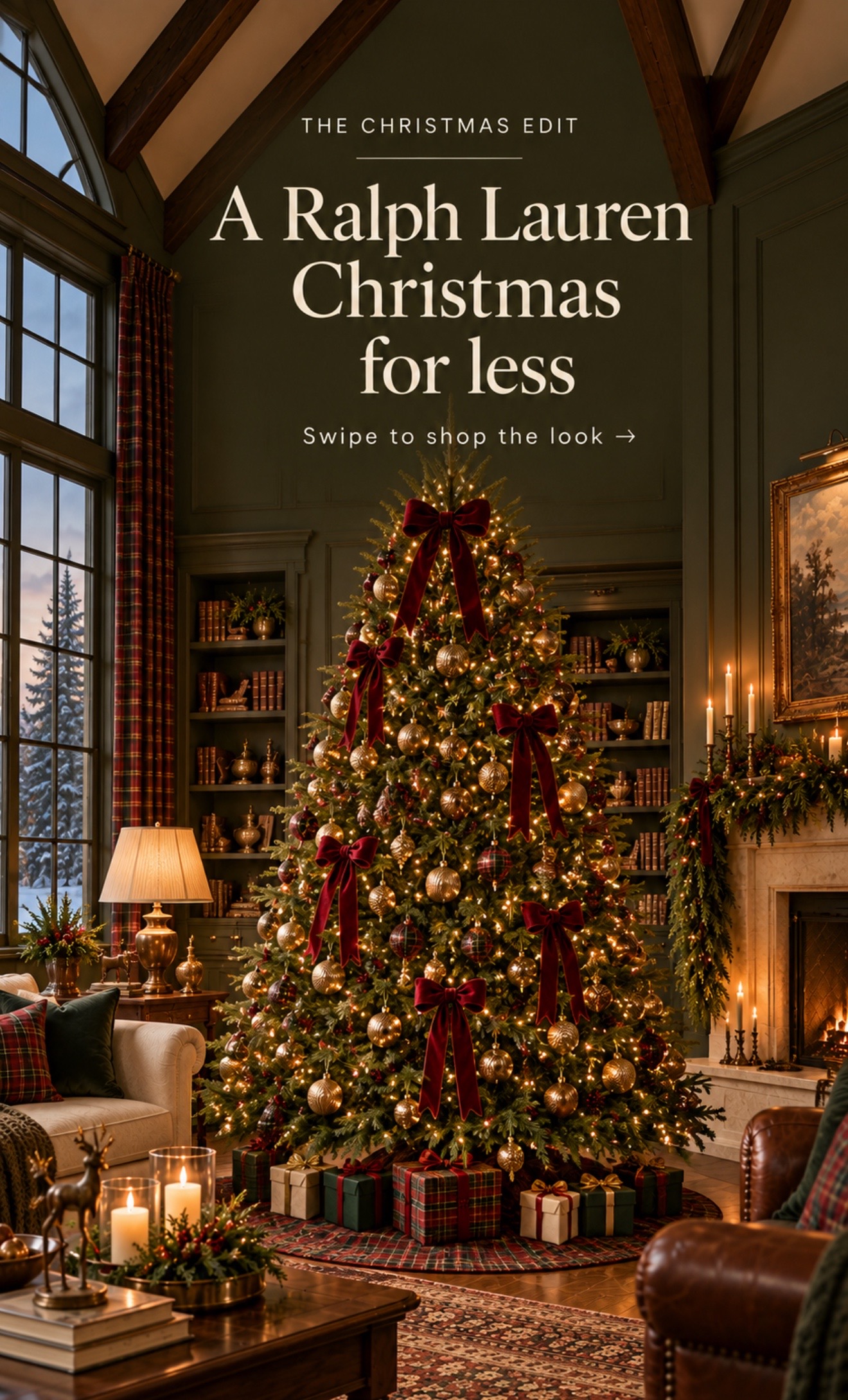 Your Ralph Lauren–inspired Christmas starts here 🎄✨